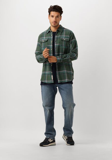 Groene SCOTCH & SODA Overshirt REGULAR FIT MULTICOLOURED FLANNEL CHECK - large