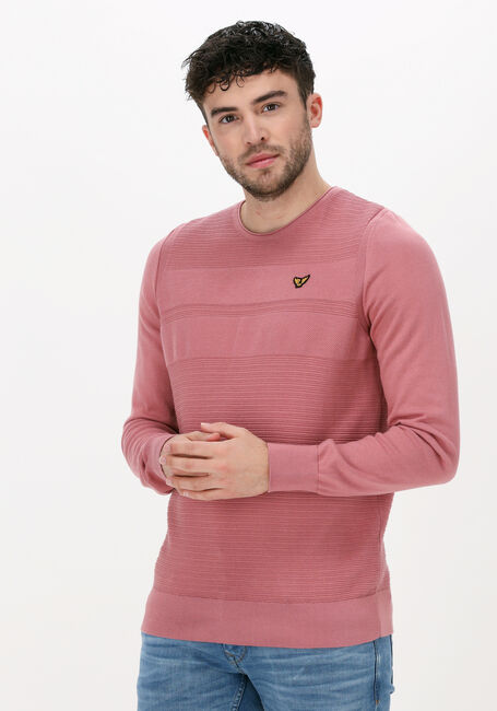 Roze PME LEGEND Trui R-NECK COTTON KNIT - large