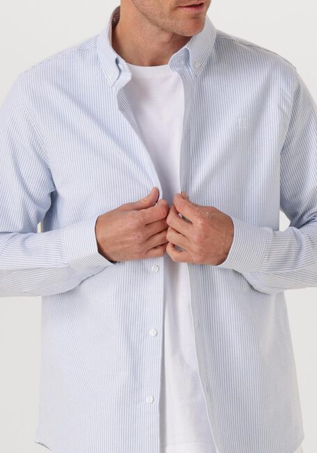 Blauwe LES DEUX Casual overhemd KONRAD OXFORD SHIRT MEN - large