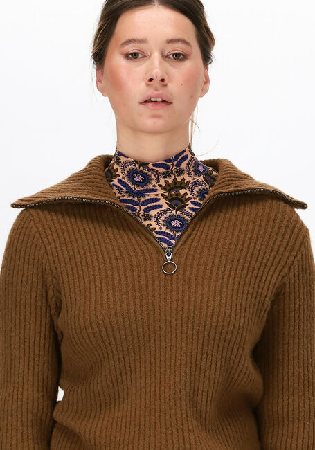 Bruine OBJECT Trui RACHEL LS KNIT PULLOVER - large