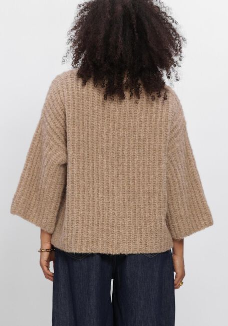 Beige SUMMUM Trui OVERSIZED SWEATER CUSHY WOOL BLEND - large