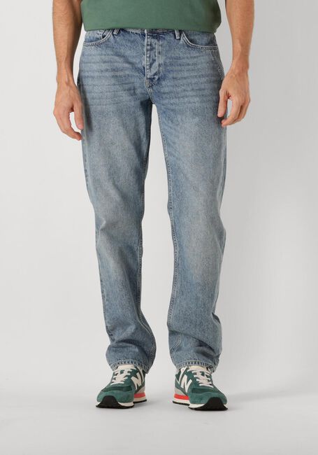 Blauwe PURE PATH Straight leg jeans THE ERIC REGULAR FIT JEANS - large