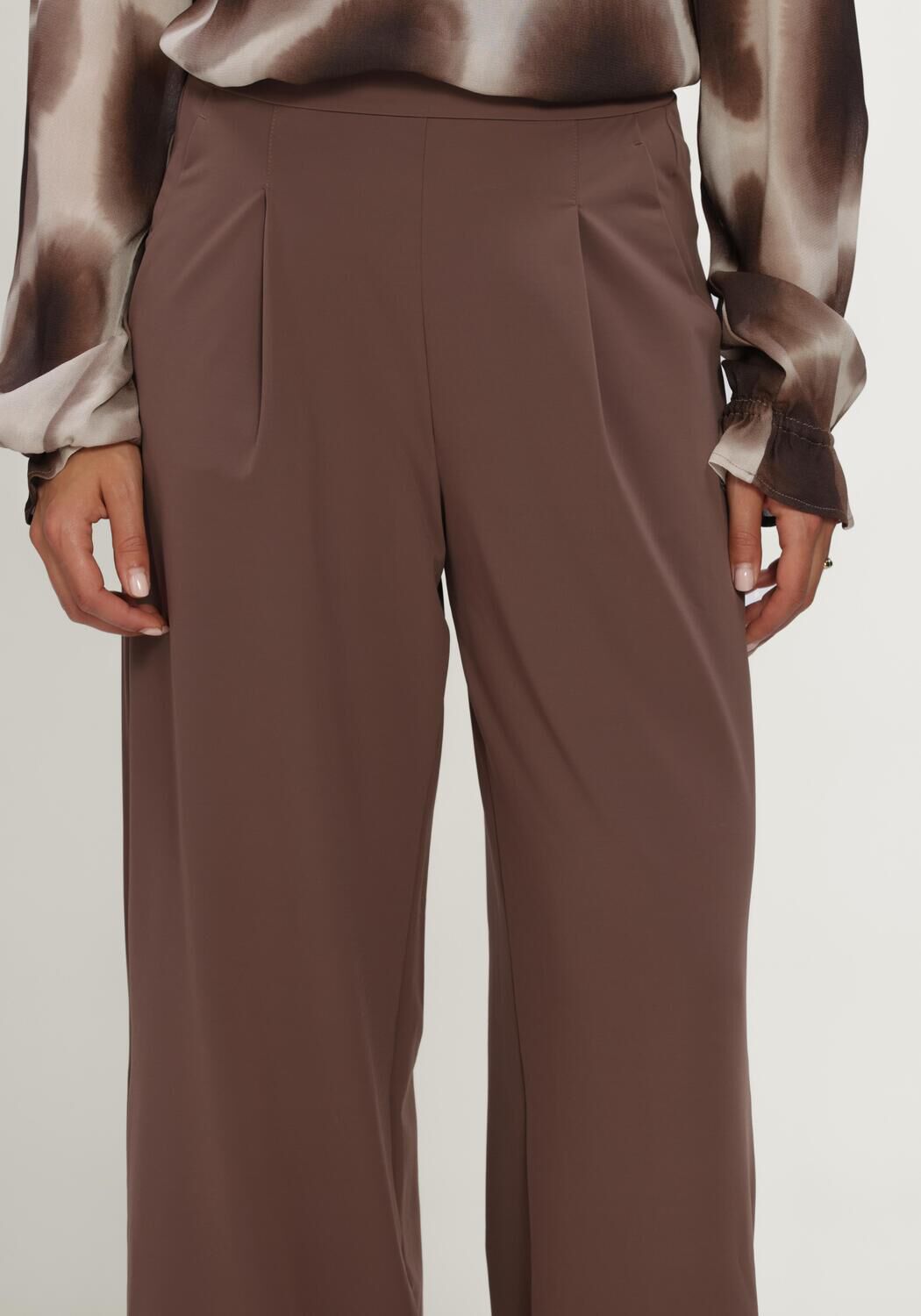 Bruine JAPAN TKY Wijde broek KONA LONG - large