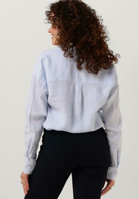 Blauwe MOSCOW Blouses 115–05-BUTTONS - large