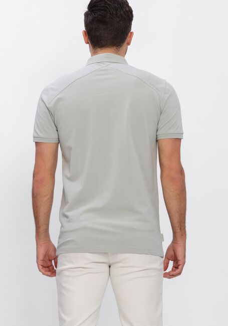 Lichtblauwe CAST IRON Polo SLIM FIT FINE PIQUE ESSENTIAL - large