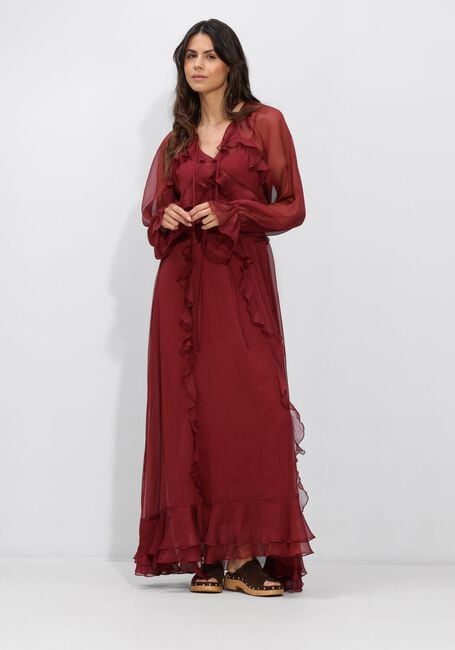 Bordeaux DANTE6 Maxi jurk ELIVIA CHIFFON MAXI DRESS - large