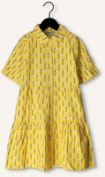 Gele LIKE FLO Mini jurk AOP WOVEN DRESS WITH COLLAR Gele LIKE FLO Mini jurk AOP WOVEN DRESS WITH COLLAR - medium