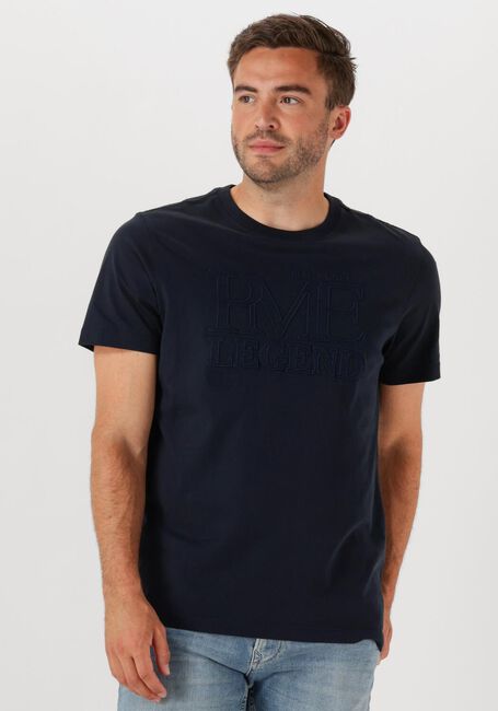 Donkerblauwe PME LEGEND T-shirt SINGLE JERSEY - large