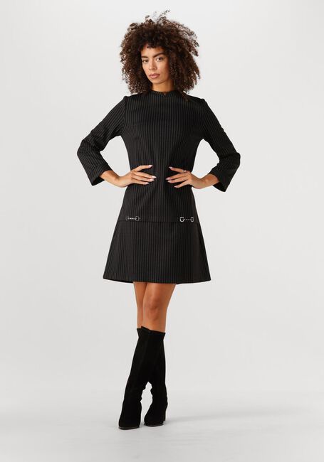 Zwarte ANA ALCAZAR Mini jurk A SHAPED DRESS - large