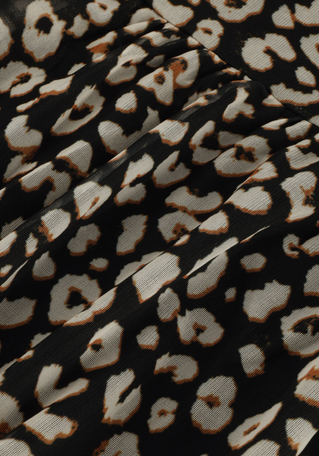 Zwarte OBJECT Midi jurk MARIANN L/S DRESS - large