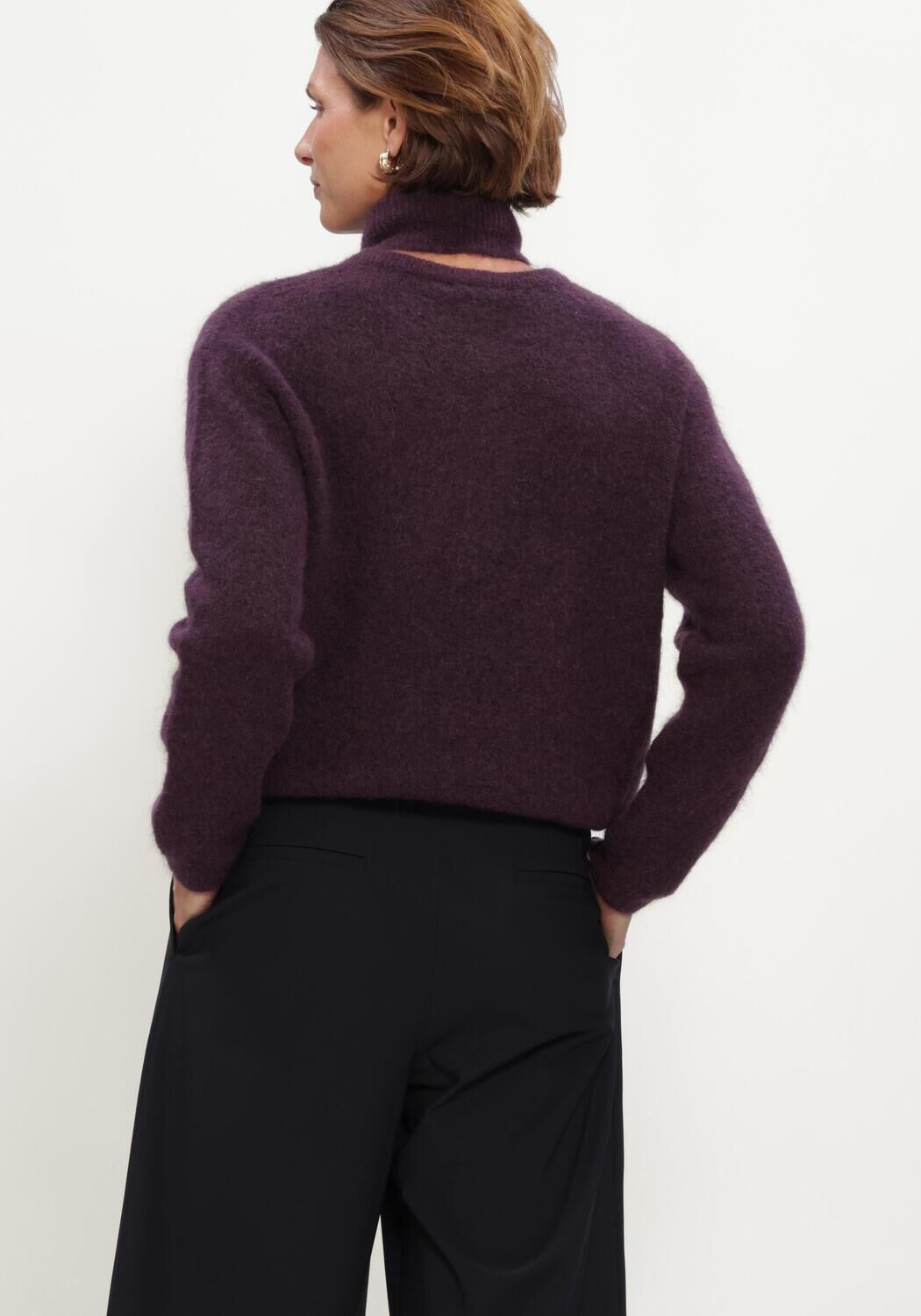 Paarse STUDIO ANNELOES Vest Bibi cardigan - large
