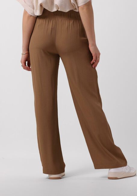 Khaki BY-BAR Wijde broek ROBYN VISCOSE PANTS - large