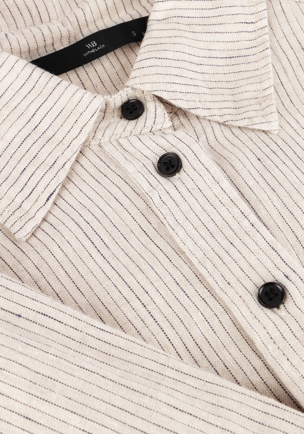 Creme WITHBLACK Blouses WBLWILLOW LS SHIRT - large