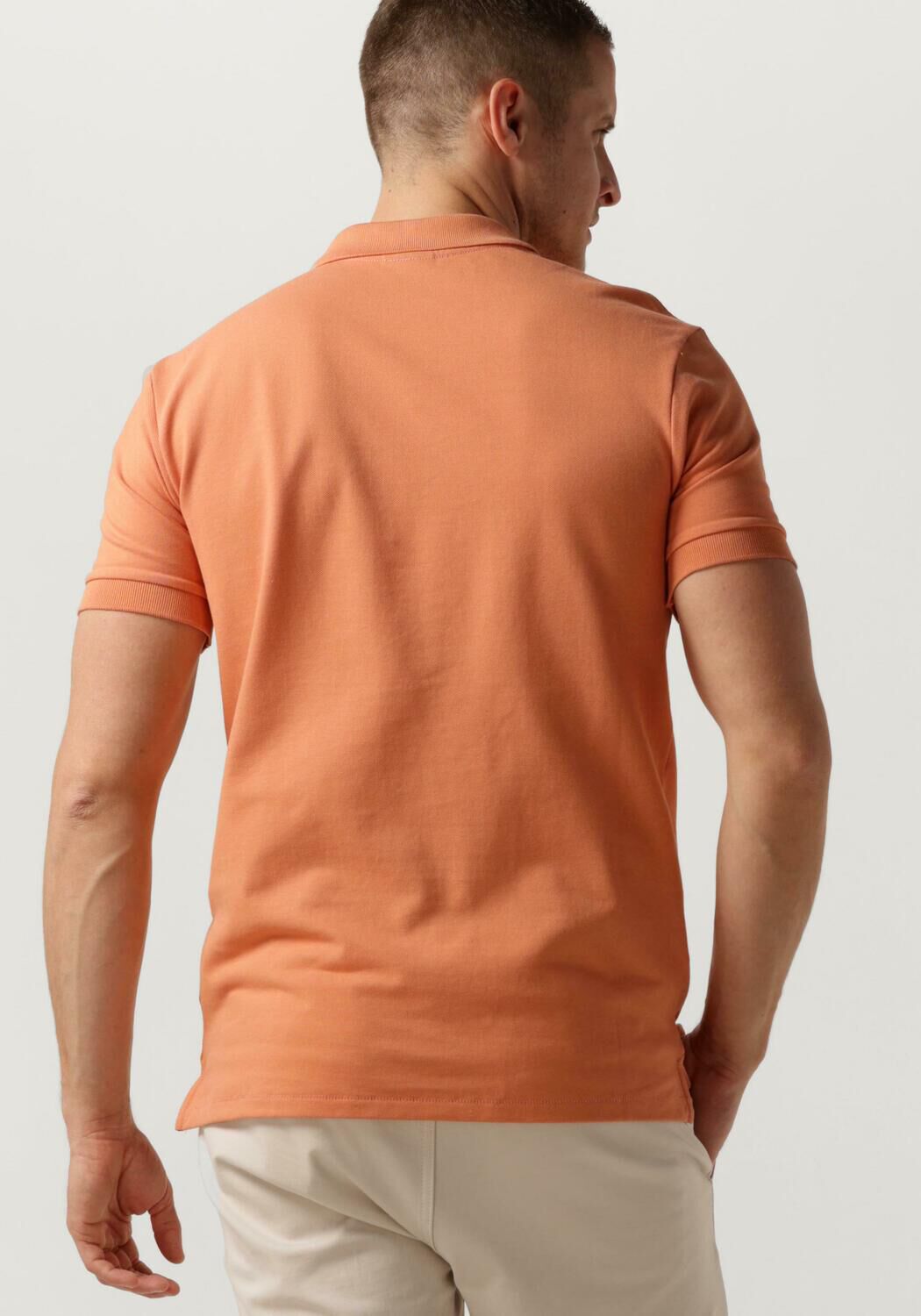 PS PAUL SMITH Heren Polo's & T-shirts Mens Slim Fit Ss Polo Shirt Zebra Oranje