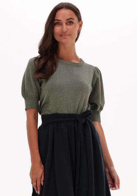 Groene MINUS Top LIVA KNIT TEEE - large