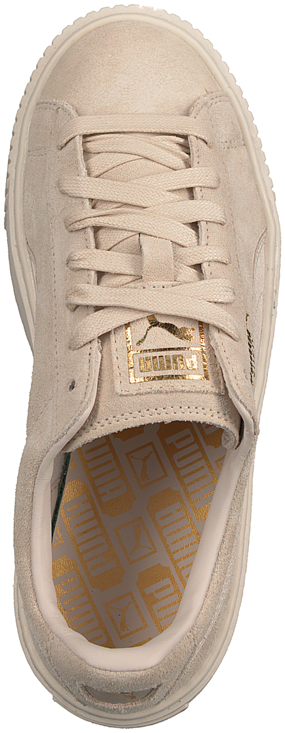 puma suede platform beige