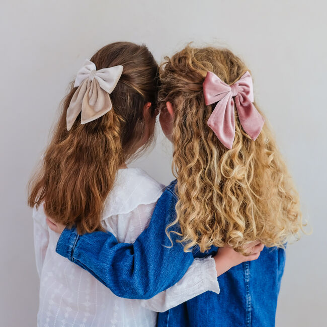 Roze Mimi & Lula Haaraccessoires AGNES O'SIZE BOW PK - large
