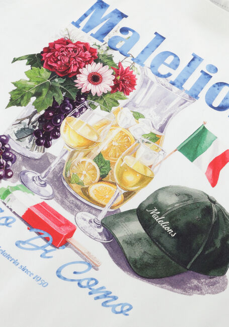 Witte MALELIONS T-shirt GELATO T-SHIRT - large