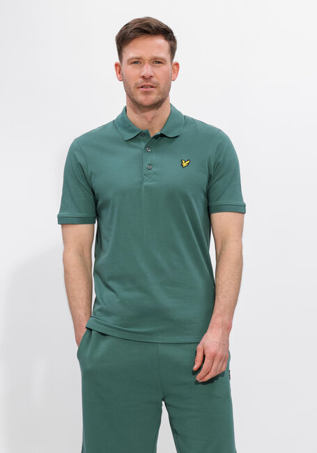 Groene LYLE & SCOTT Polo PLAIN POLO SHIRT - large