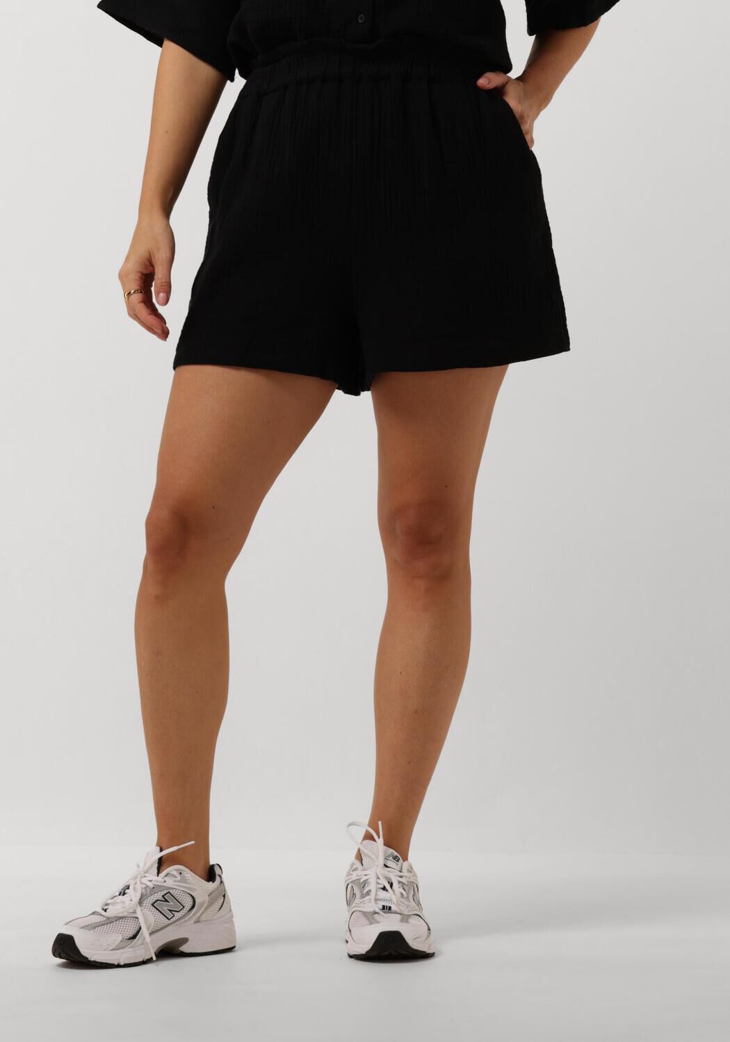Object Zwarte Zomer Shorts voor Vrouwen Black Dames