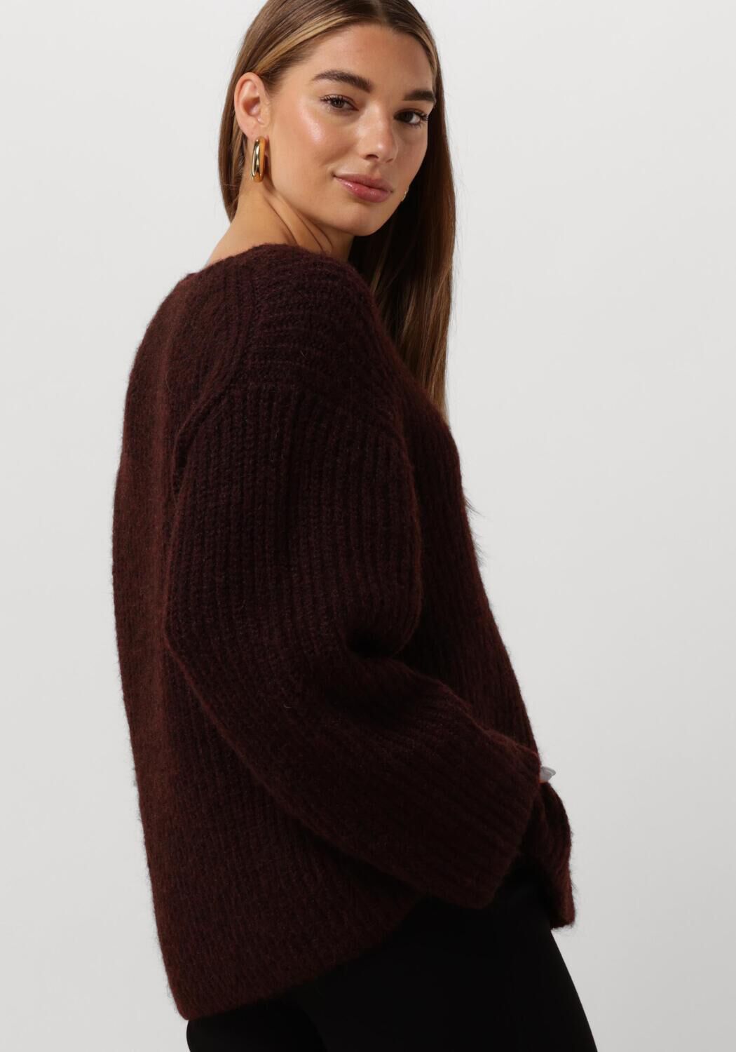 EDITED Dames Truien & Vesten Harriet Jumper Bordeaux