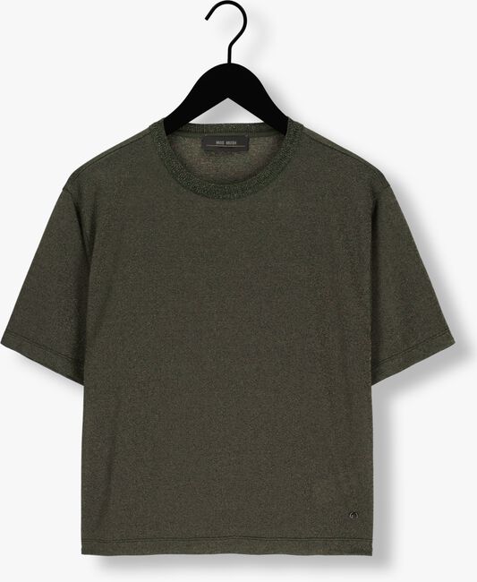 Donkergroene MOS MOSH T-shirt MMKIT SS TEE - large