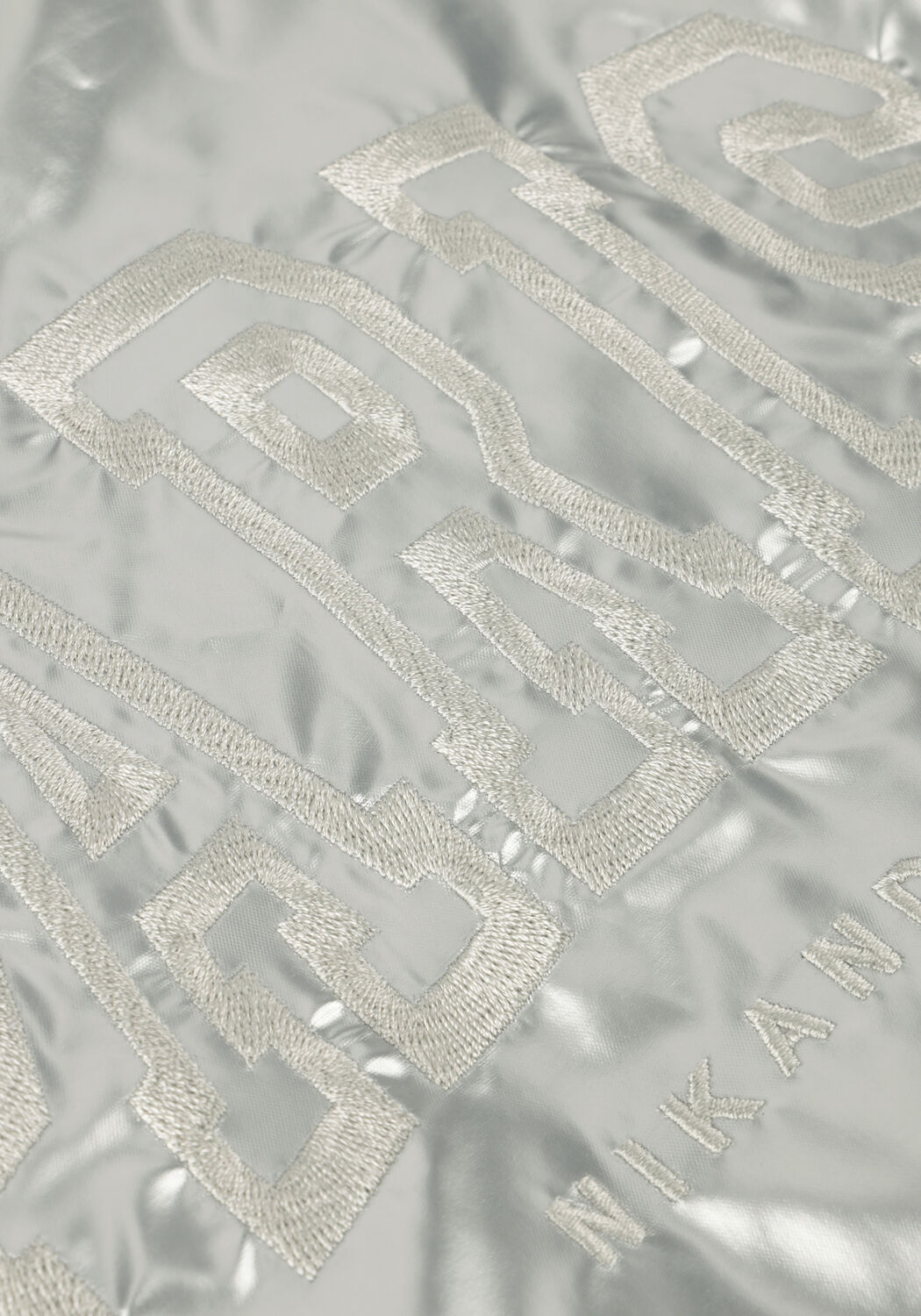 Zilveren NIK & NIK Gewatteerde jas KANSAS BOMBER - large