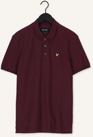 Bordeaux LYLE & SCOTT Polo PLAIN POLO SHIRT Bordeaux LYLE & SCOTT Polo PLAIN POLO SHIRT - medium