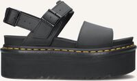 Zwarte DR MARTENS Platte sandalen VOSS QUAD - medium
