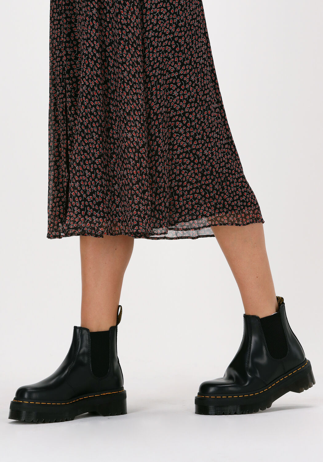 Zwarte DR MARTENS Chelsea boots 2976 QUAD - large