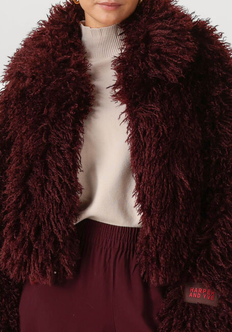 Bordeaux HARPER & YVE Faux fur jas STACY-JA - large