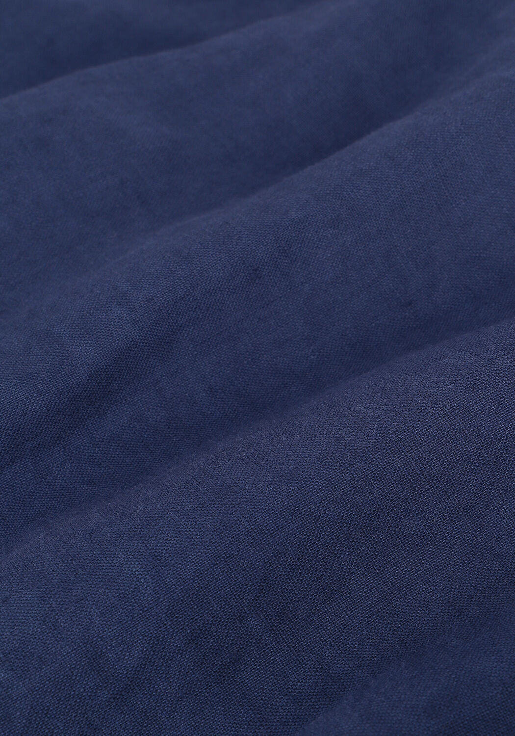 Donkerblauwe SCOTCH & SODA Casual overhemd REGULAR FIT GARMENT-DYED LINEN SHIRT - large