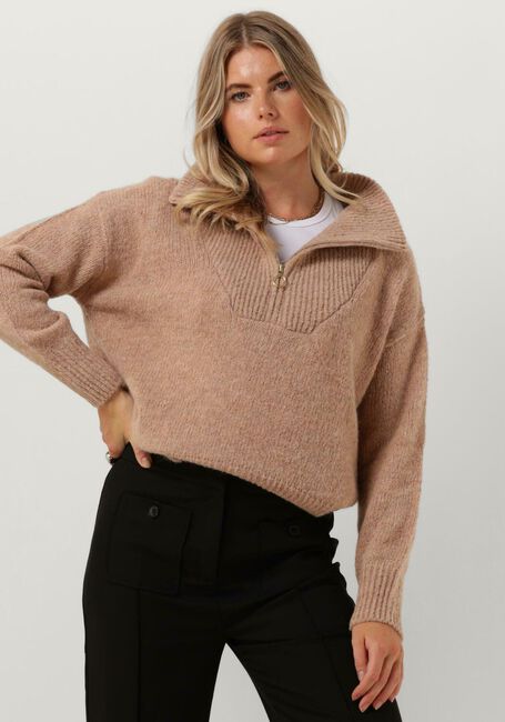 Beige BY-BAR Trui BEAU PULLOVER - large