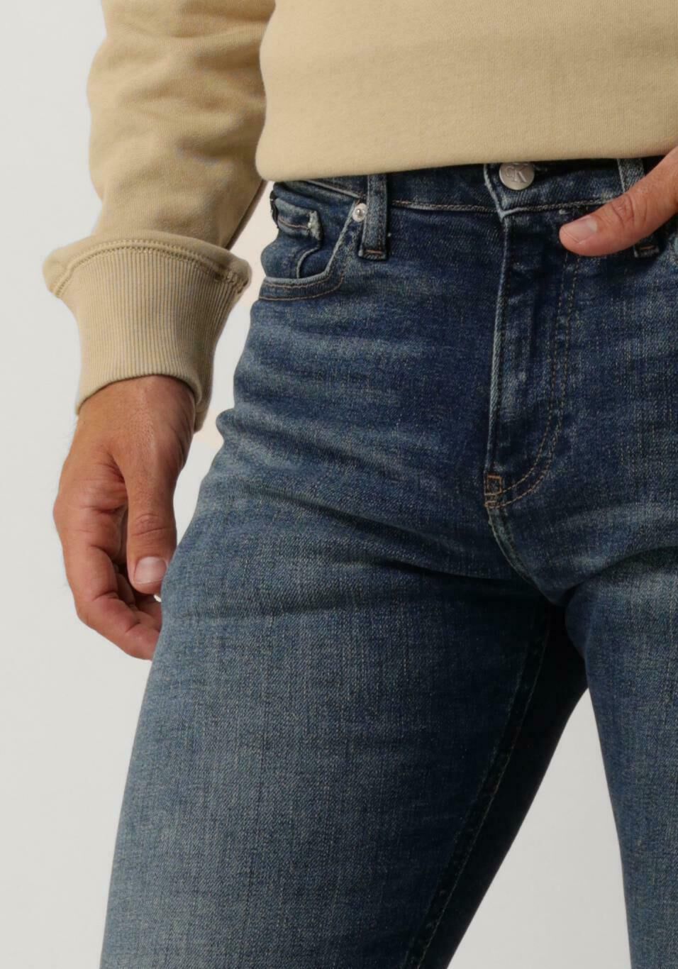 CALVIN KLEIN Heren Jeans Skinny Blauw