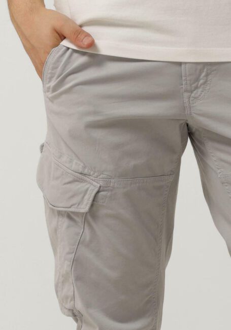 Lichtgrijze PME LEGEND Cargobroeken NORDDROP CARGO STRETCH TWILL - large