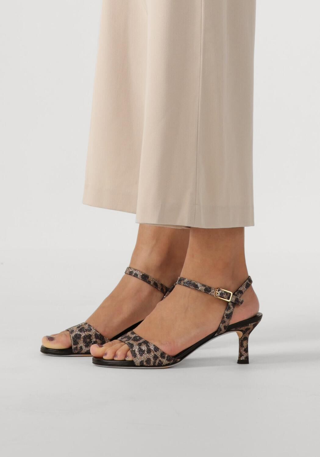 Bruine UNISA Sandalen met hak NAHIA - large