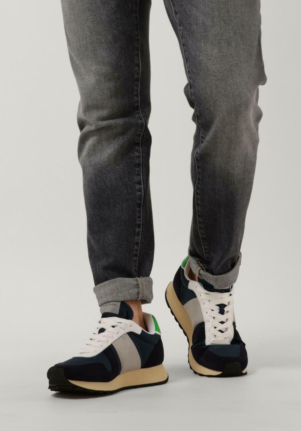 blauwe paul smith lage sneakers mens shoe eighties