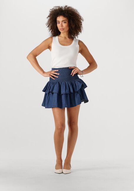 Blauwe NEO NOIR Minirok CARIN DENIM SKIRT - large