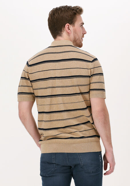 Beige SCOTCH & SODA Polo KNITTED STRIPE POLO - large
