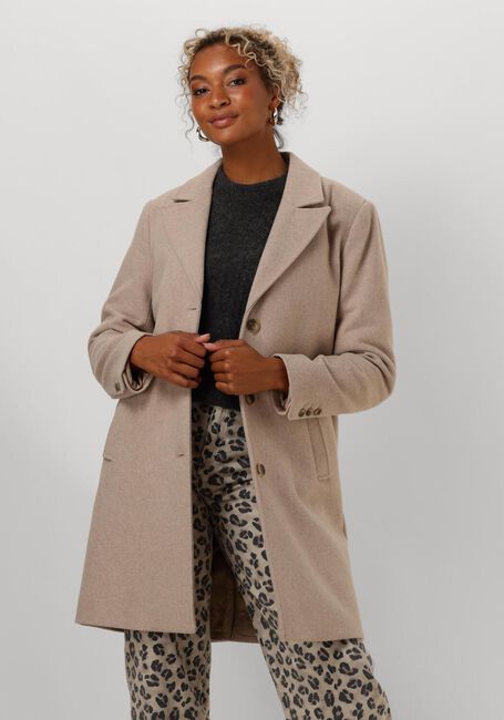 Beige SELECTED FEMME Mantel SLFNEW ALMA WOOL COAT - large