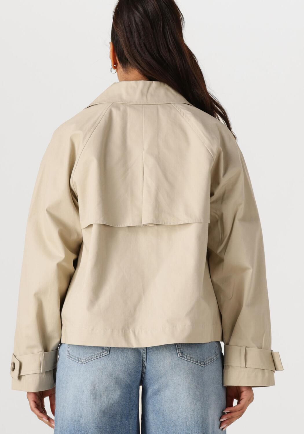SELECTED FEMME Dames Jassen Slfcilo Short Trenchcoat Beige
