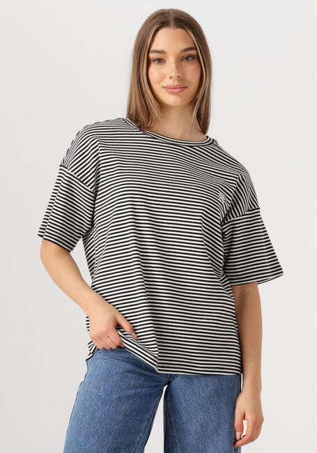Zwarte MY ESSENTIAL WARDROBE T-shirt DANAMW AMB. TEE - large