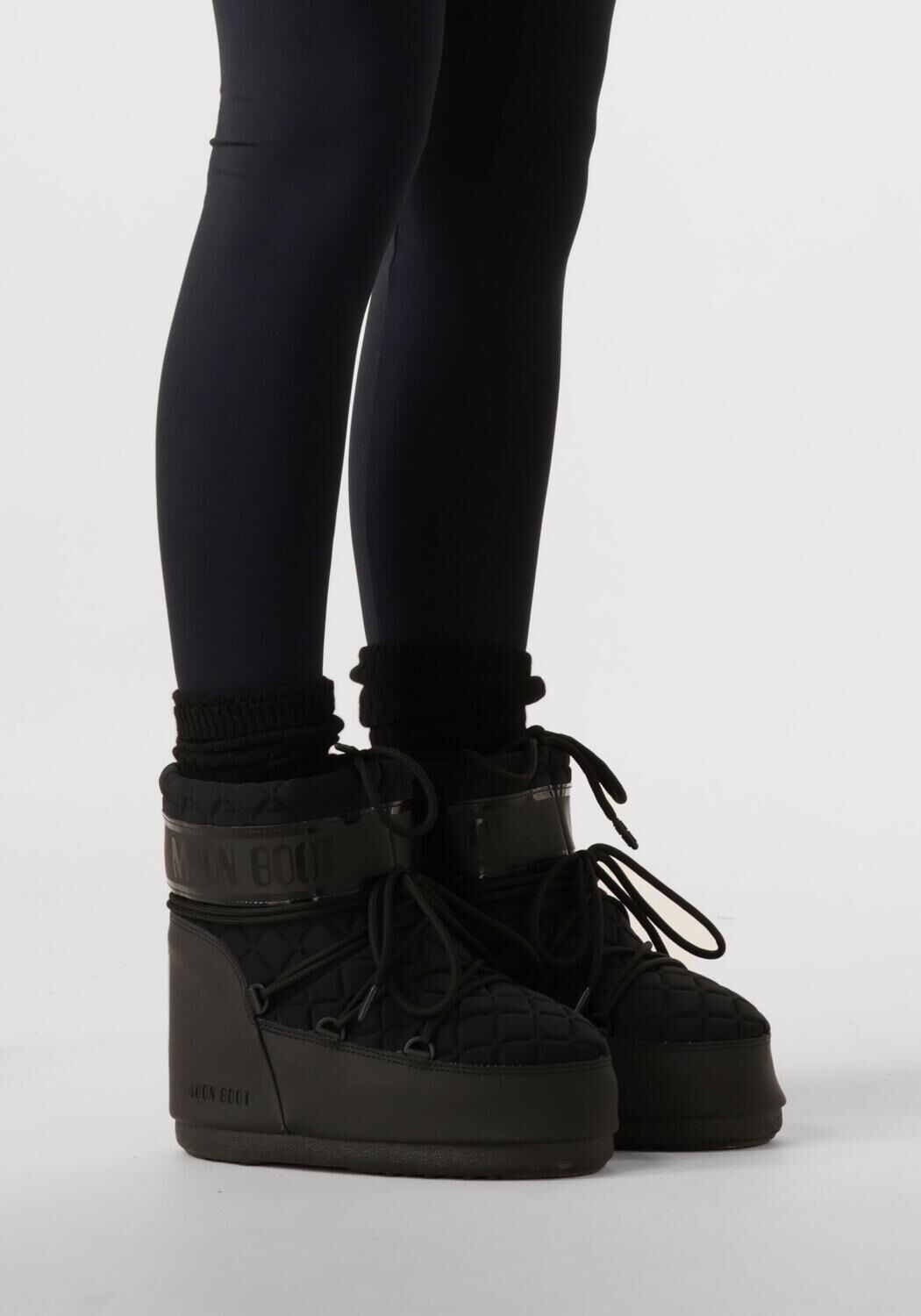 Zwarte MOON BOOT Snowboots ICON LOW QUILT - large