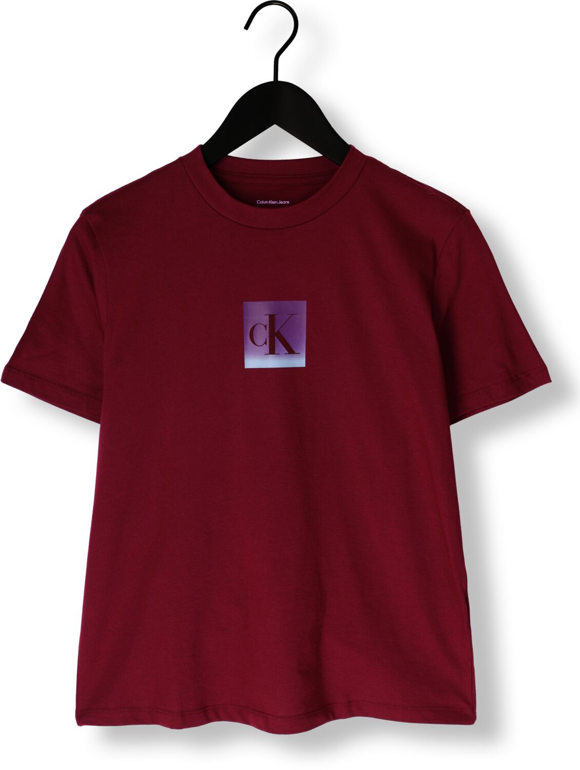CALVIN KLEIN Dames Tops & T-shirts Ss Classic Fit Tee Bordeaux