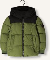 Groene SCOTCH & SODA Gewatteerde jas WATER REPELLENT HOODED PUFFER JACKET Groene SCOTCH & SODA Gewatteerde jas WATER REPELLENT HOODED PUFFER JACKET - medium