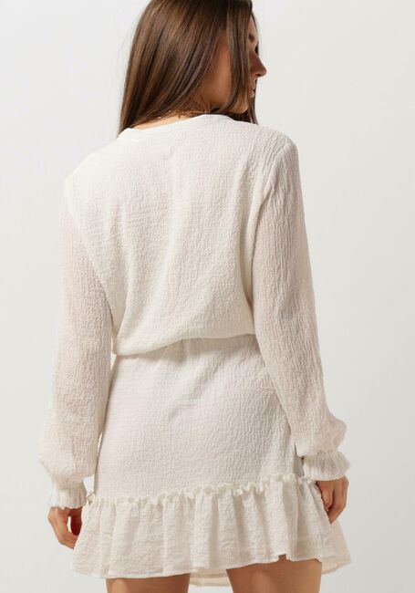 Ecru ALIX THE LABEL Mini jurk LADIES WOVEN STRUCTURED CHIFFON DRESS - large