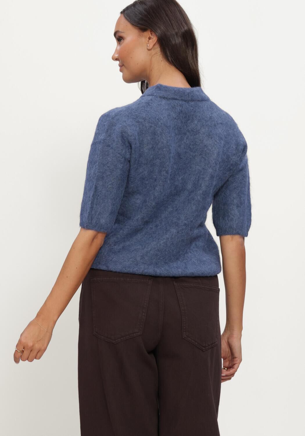 KNIT-TED Dames Truien & Vesten Sherman Top Blauw