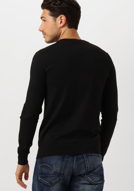 Zwarte SCOTCH & SODA Trui VISCOSE PULLOVER CREWNECK - large