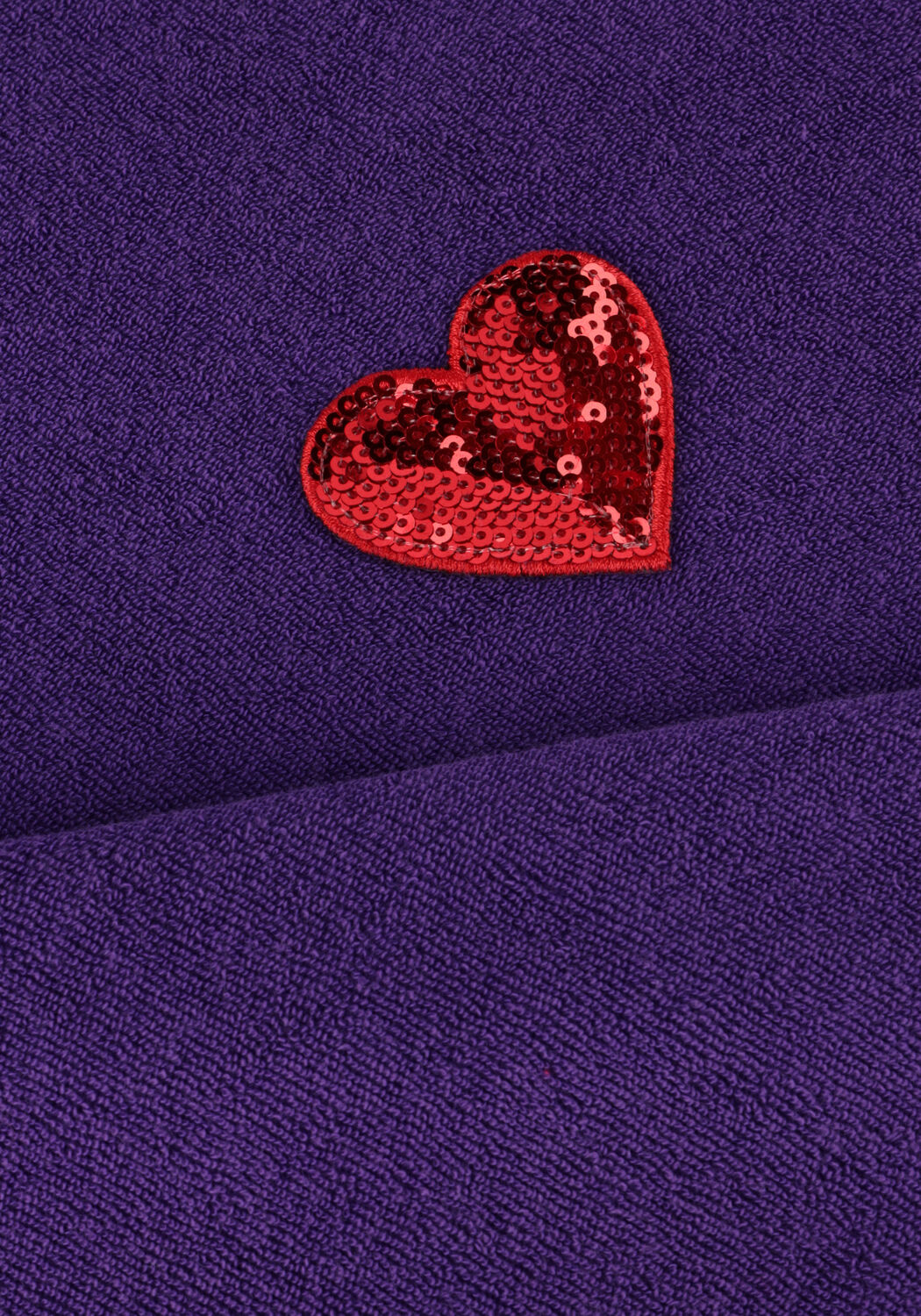 Paarse DAILY BRAT Top EVERY HEART TOWEL T-SHIRT - large