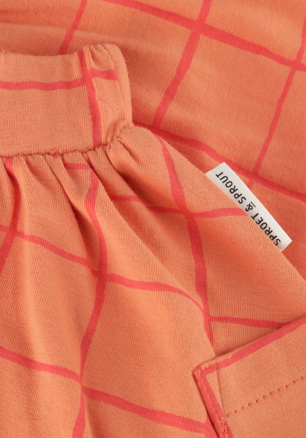 Oranje Sproet & Sprout Minirok SKIRT POCKETS CHECK PRINT - large
